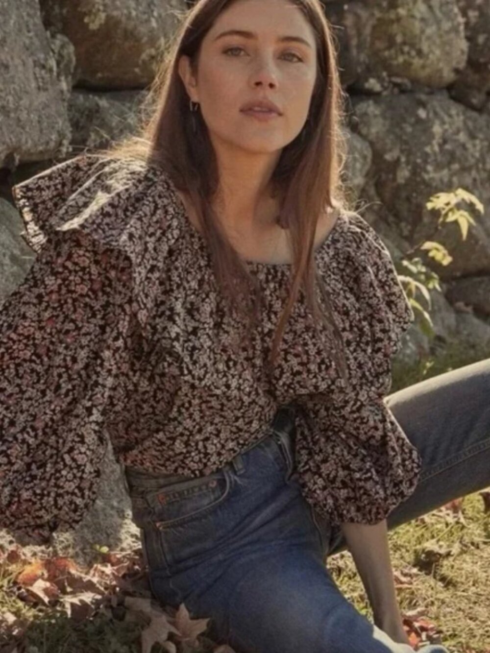 Doen Cielito Ruffle off shoulder Blouse - Picture 2 of 13